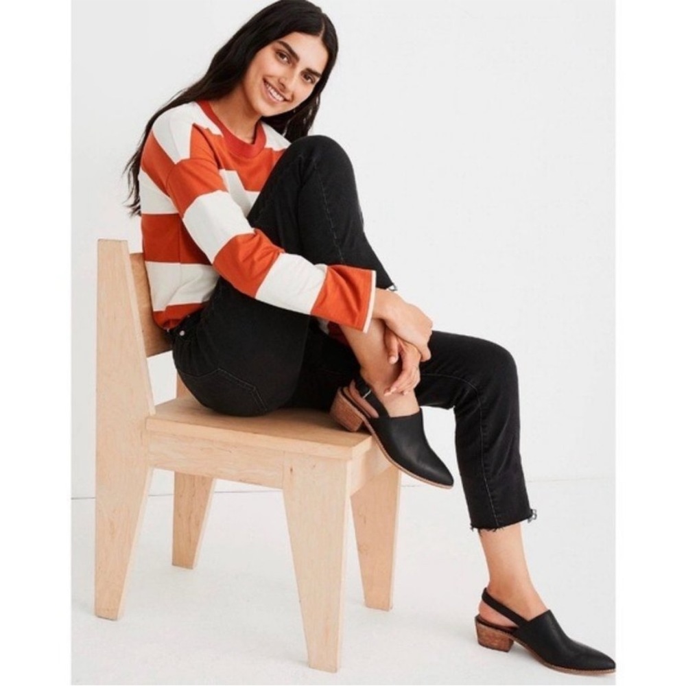 Madewell The High‎ Rise Slim Croo Boyfriend AA610 sz 26 Black